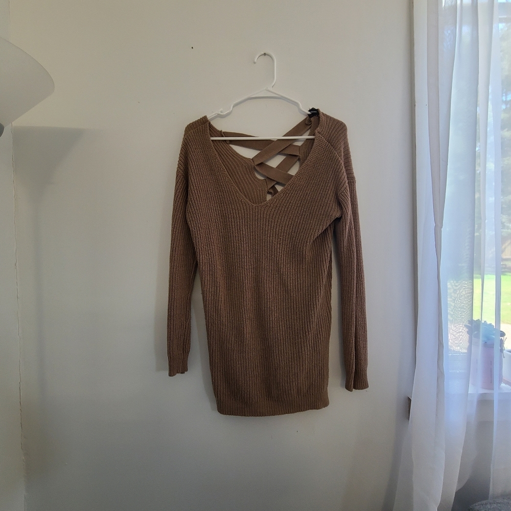 Brown sweater